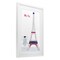 Stupell Industries Elephant & Eiffel Tower Framed Print Under Glass, design by Carla Daly